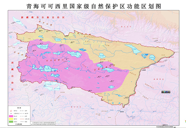 可可西里地图高清版图片