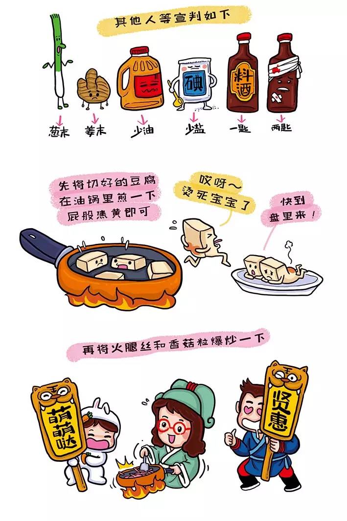 川菜美食系东坡豆腐  漫画