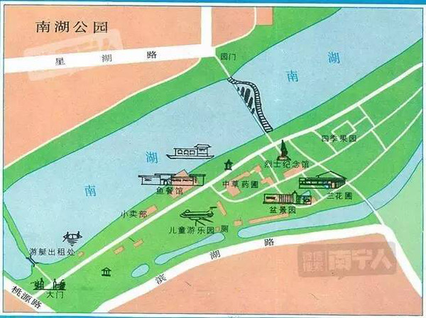 沭阳县南湖公园平面图图片
