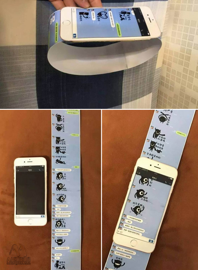 台湾小哥diy纸糊iphone6s,居然撩妹成功了!