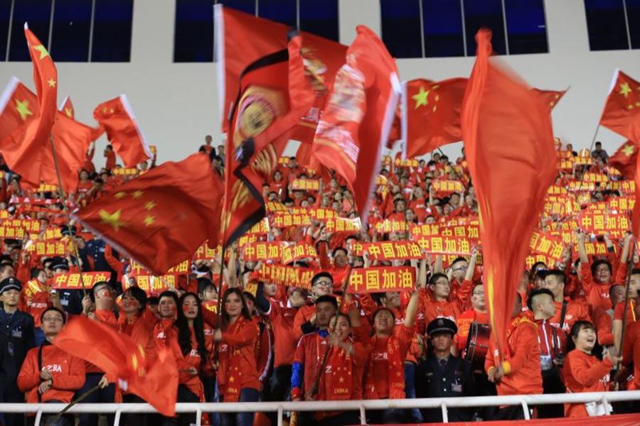 中国队加油图片 国歌图片