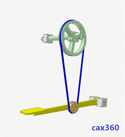 2,皮带传动缆绳传动是靠紧绕在槽轮上的绳索与槽轮间的摩擦力来传递