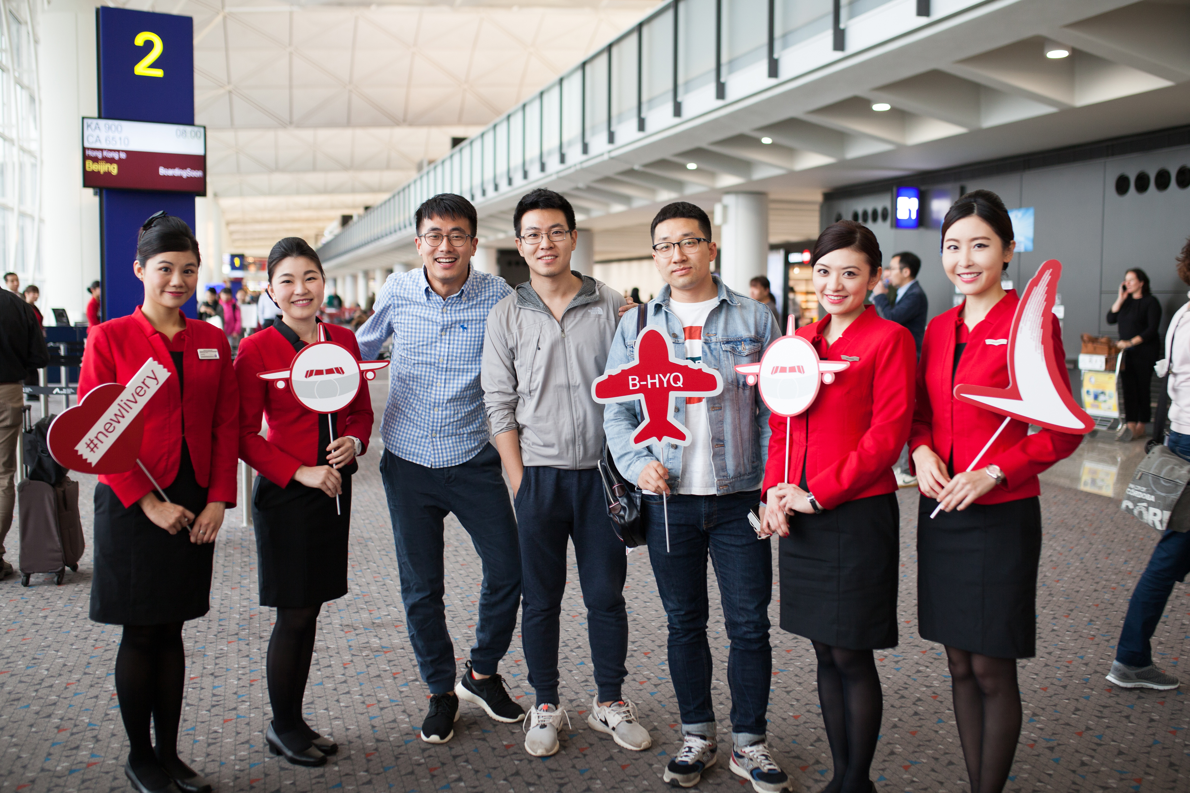 国泰港龙航空 新形象客机启航