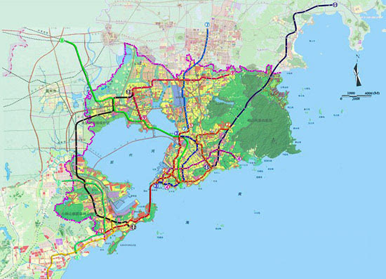 青岛地铁2030年规划图图片
