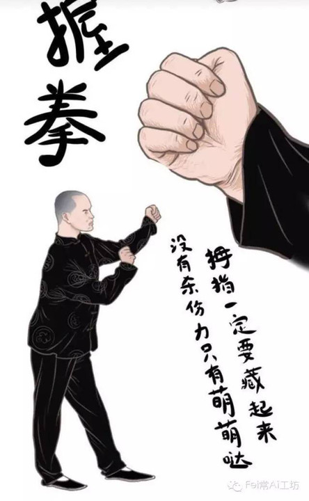 文松萌萌拳图片