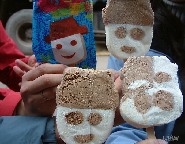 90年代雪人雪糕图片