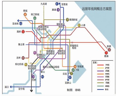 寧波中環規劃的地鐵線路最密集區域是哪裡?