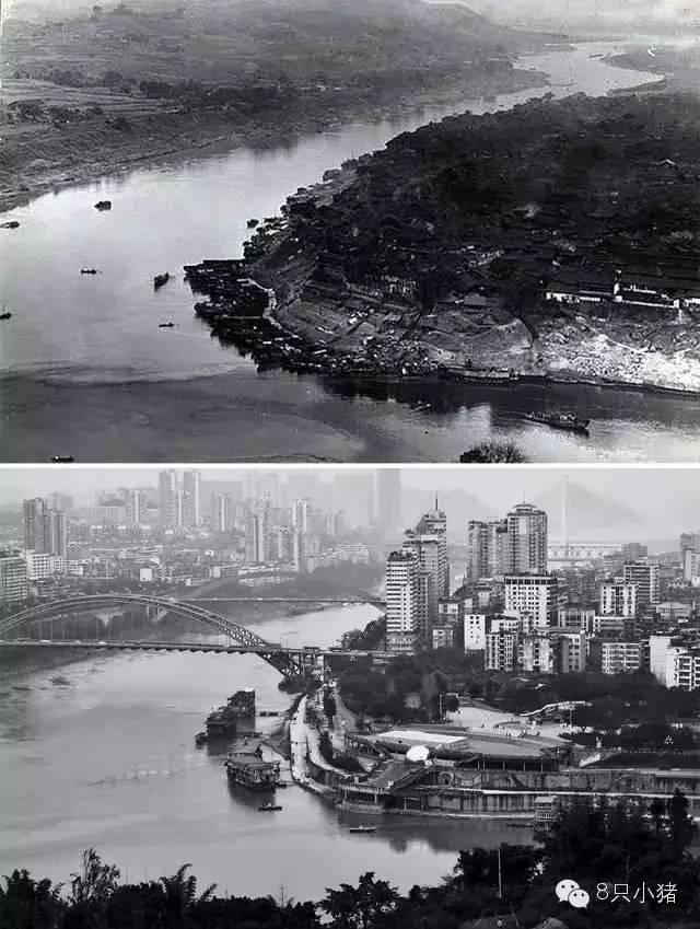 15张城市对比图,看中国100年变迁史!