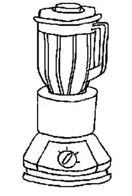 榨汁機簡筆畫圖片