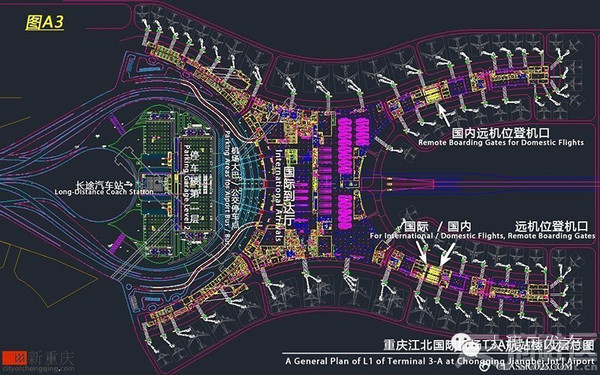 重庆t3航站楼布局图图片