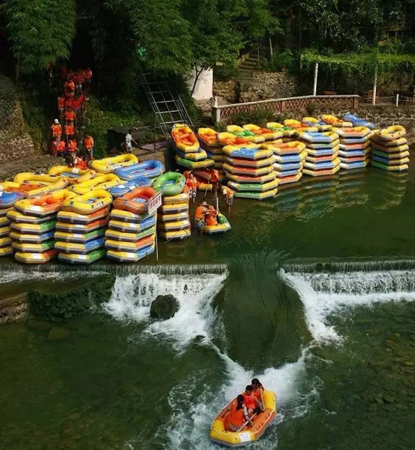 青城忘忧谷漂流必去的n大理由来一场刺激的漂流之旅吧青城