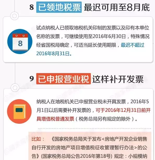 营改增试点,发票使用牢记这10点