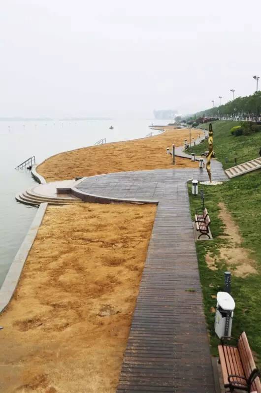 云龙湖把天然海砂搬来了!今年夏天,徐州人不用再跑海边啦!