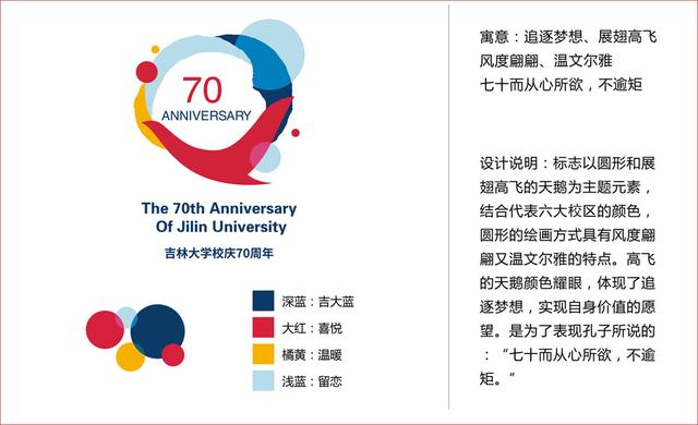 投票!吉林大学70周年校庆徽标设计方案出炉