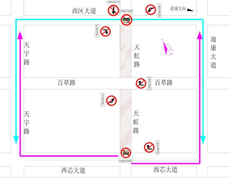 交通示意图