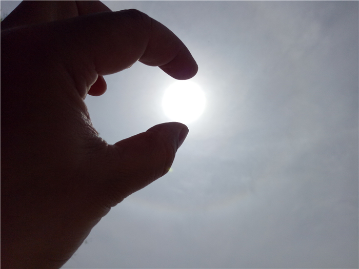 手指上的小太阳图片