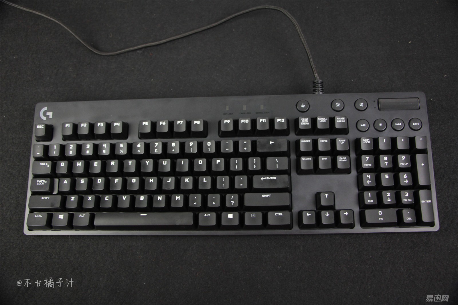 罗技机械键盘键位图图片