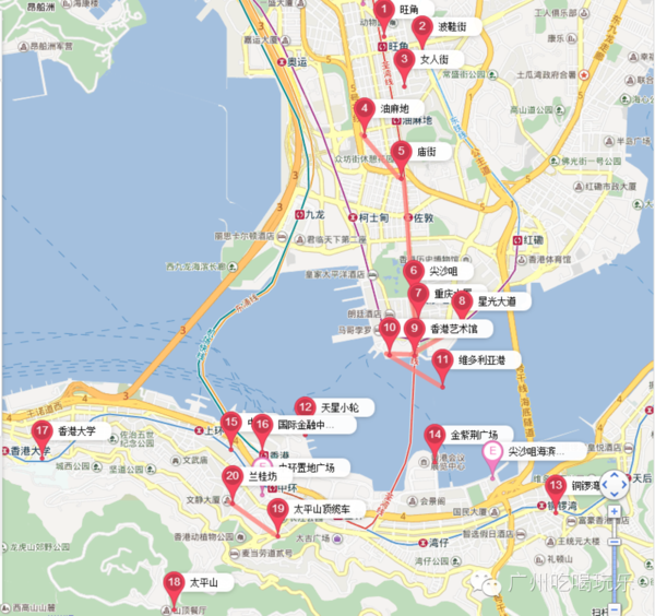 香港兰桂坊地图图片