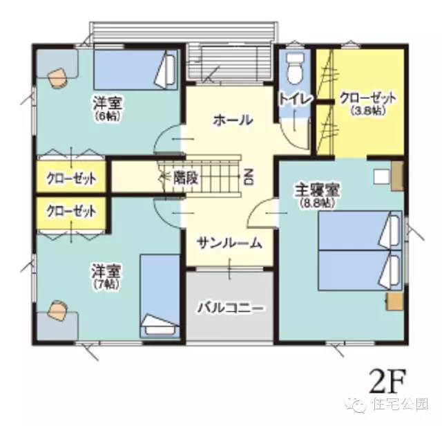 日式自建房户型图图片