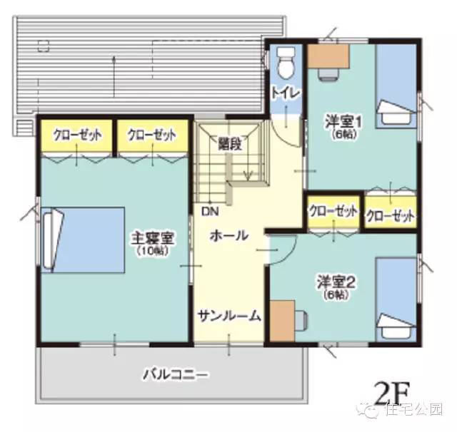 日式自建房户型图图片