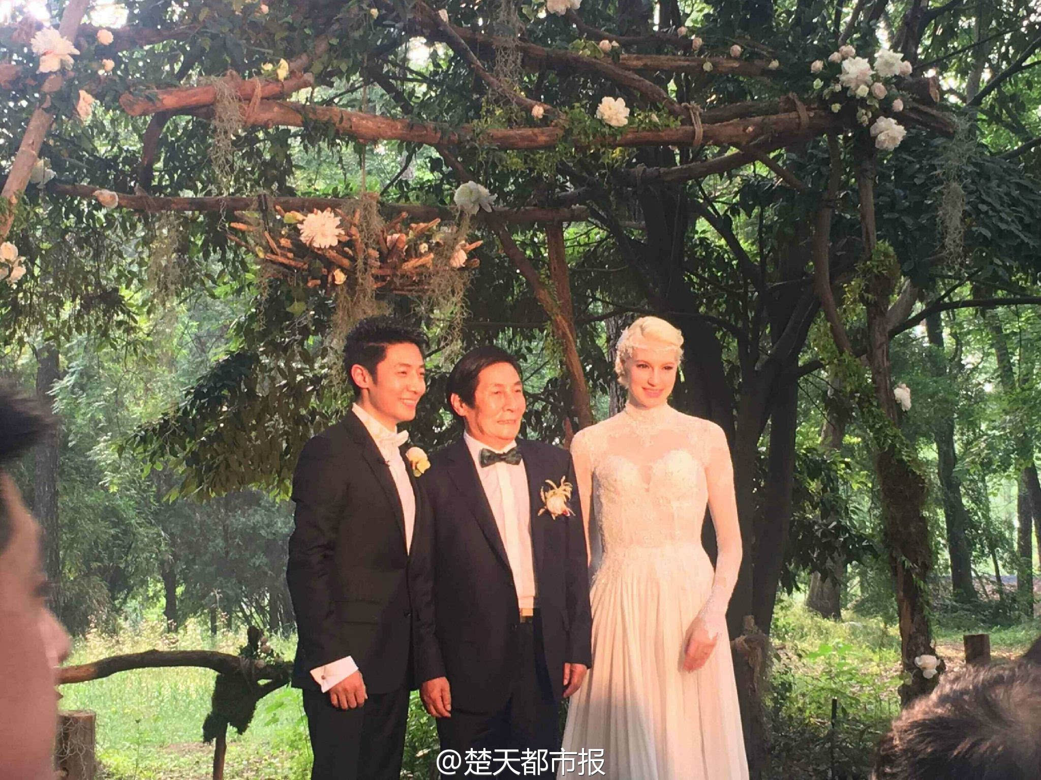 撒贝宁婚礼现场图片