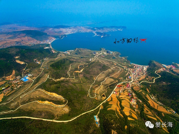 广鹿岛全景图图片