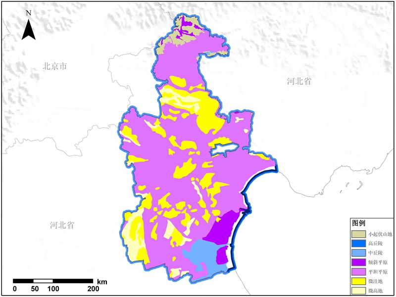 天津市地貌数据 grid,tiff格式