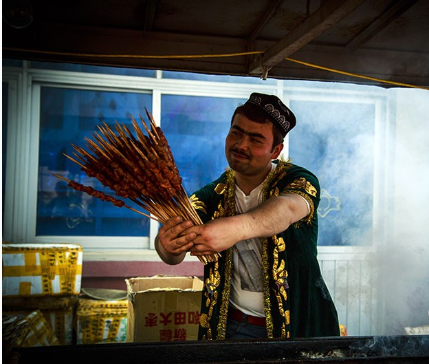新疆烤羊肉串 帽子图片