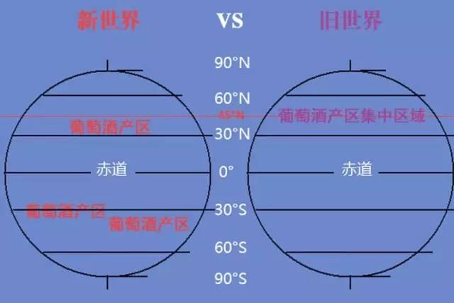 10张图带你搞懂新旧世界葡萄酒的差异