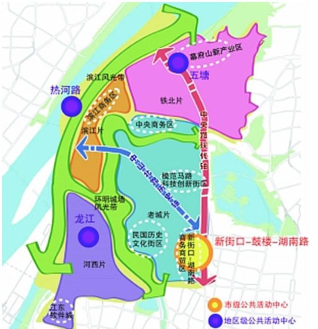 南京滨江风光带规划图图片