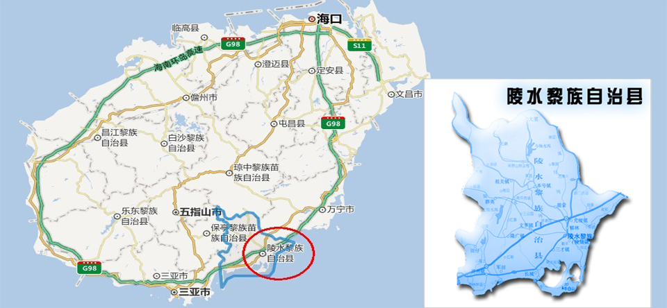 陵水县光坡镇地图图片