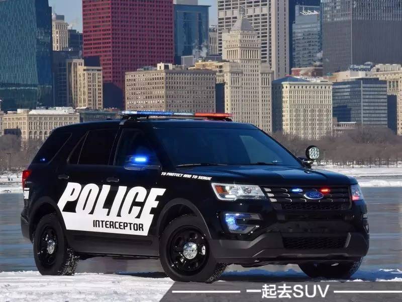 美国的suv警车你见过当个警察真tm幸福