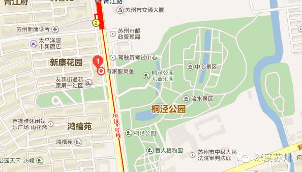 苏州桐泾公园地图图片