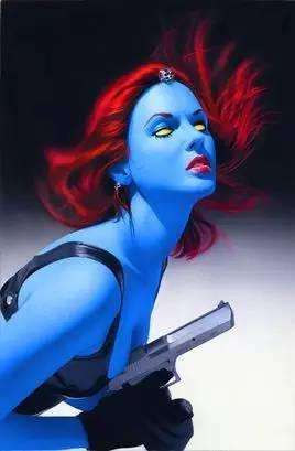 x战警蓝色的女人图片