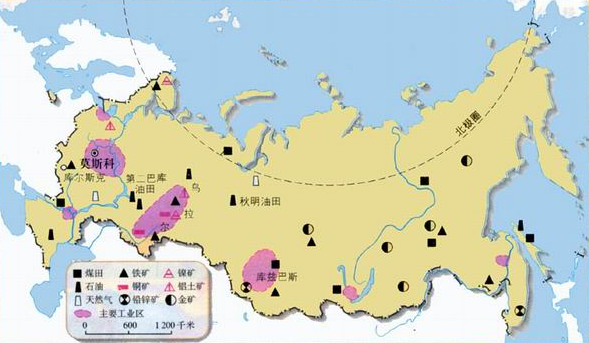 俄罗斯远东石油分布图图片