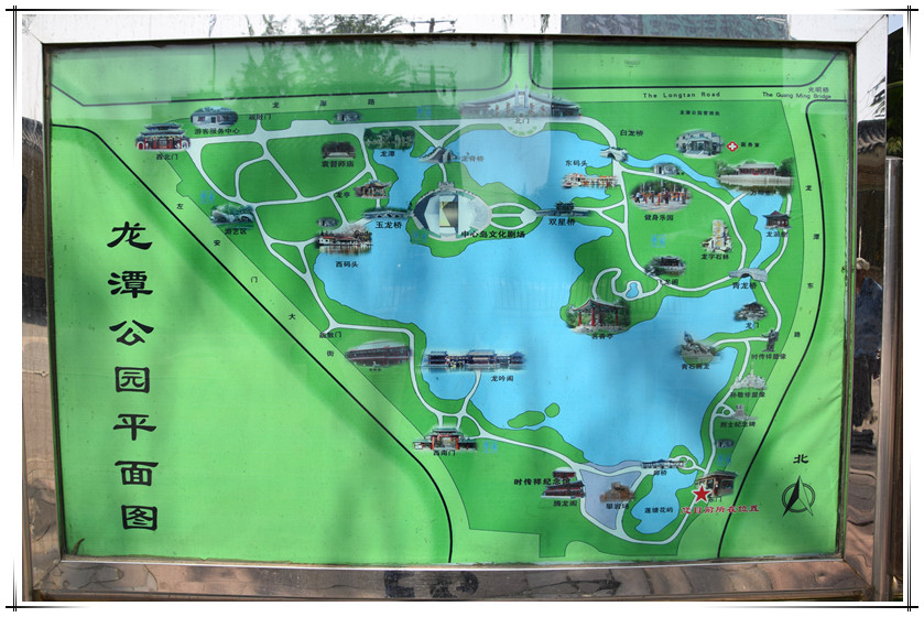 龙潭湖公园平面示意图图片