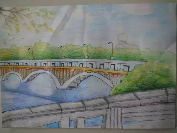 安海五里桥儿童画图片