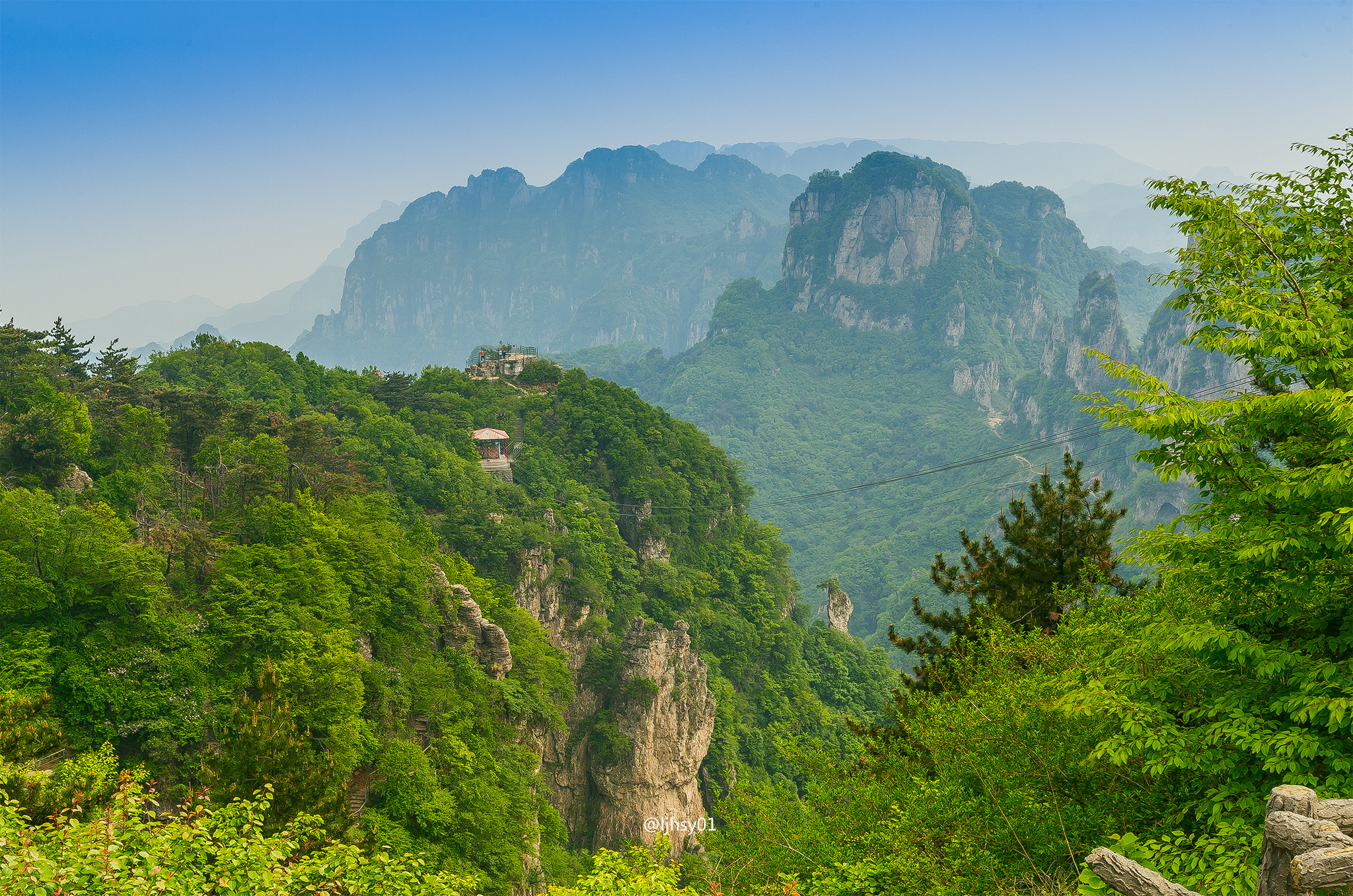 王莽岭穿越太行山来看你