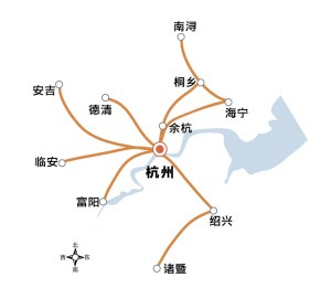 杭州临安轻轨图片