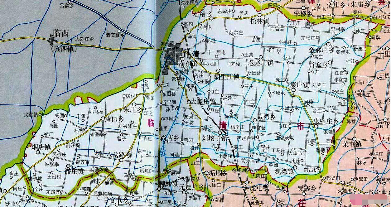 临清市康庄镇地图图片