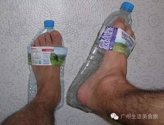 塑料瓶拖鞋搞笑图片图片