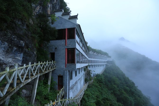 大山深处的黄龙观 保康生态一日游