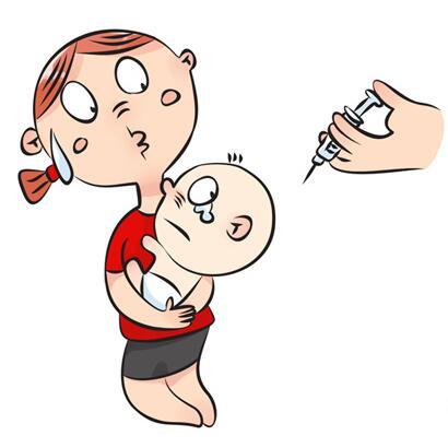 小孩打疫苗的图片搞笑图片