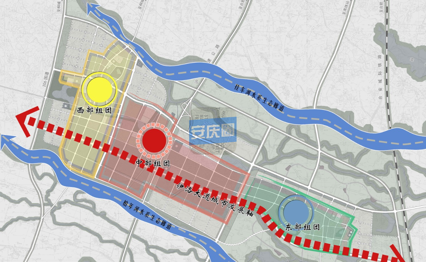 桐城南部新城规划正在公示