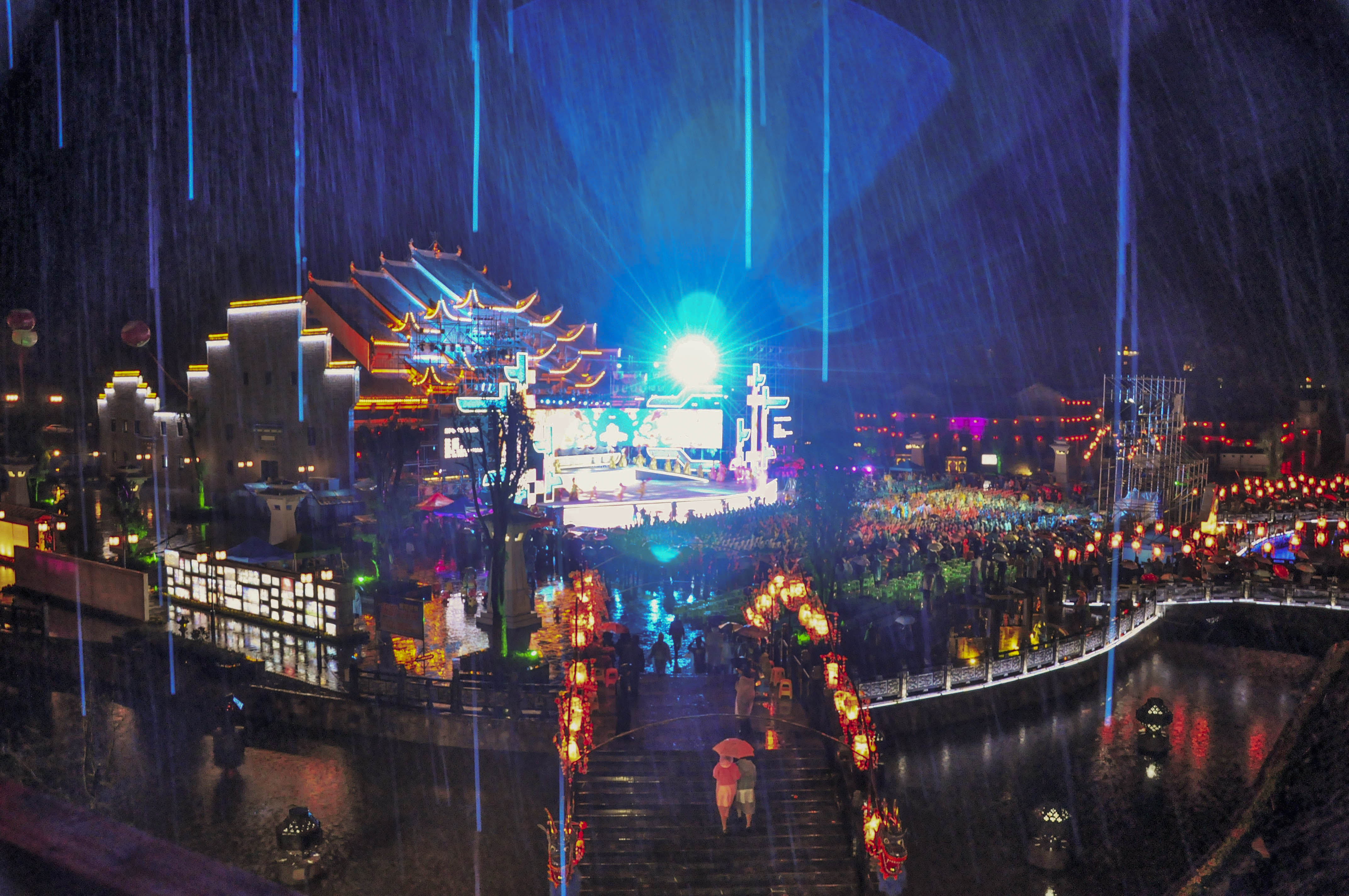 瓮安夜景图片图片
