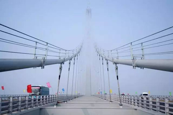 胶州湾大桥观光专线图片