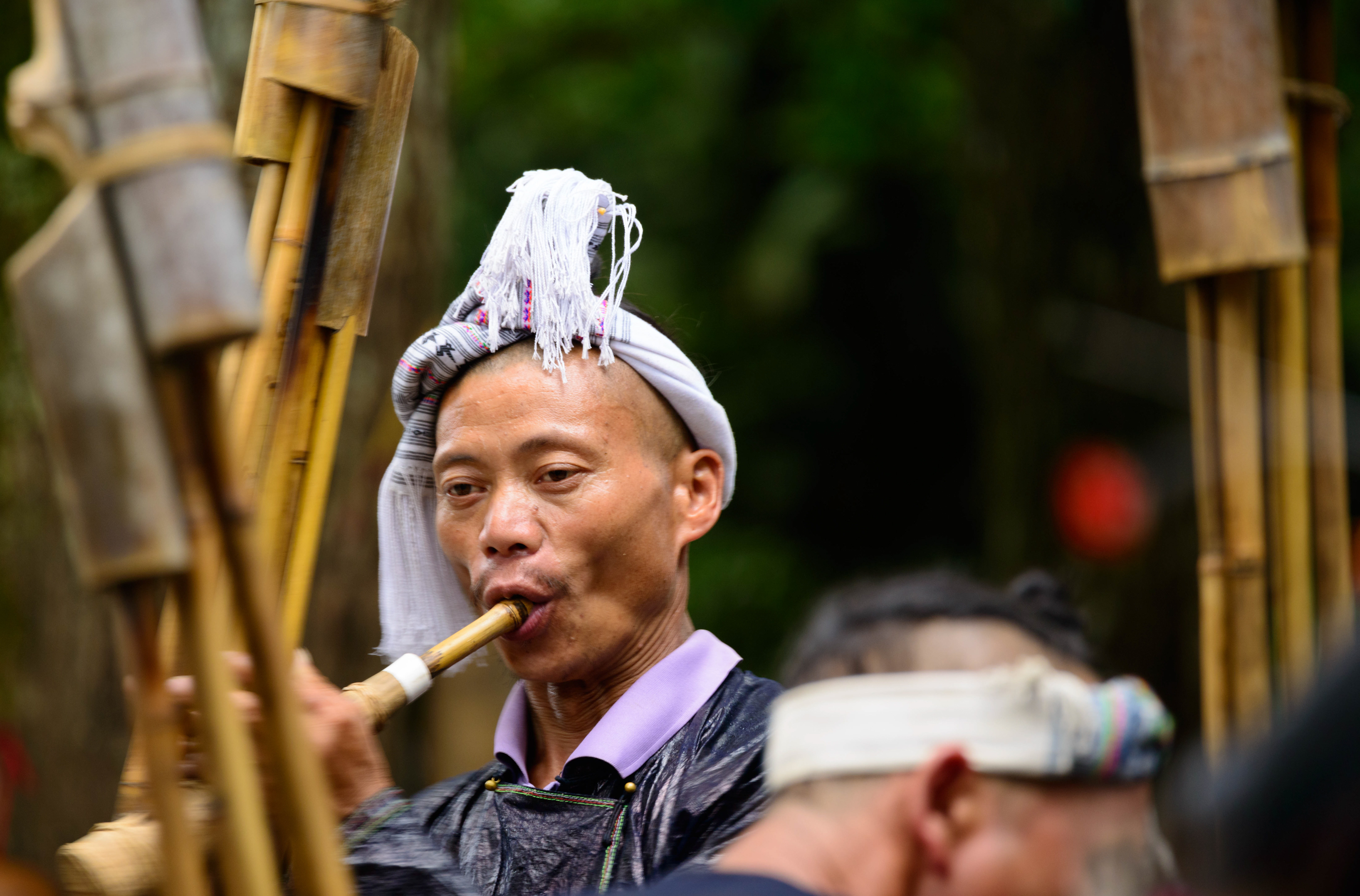 岜沙苗寨火枪图片