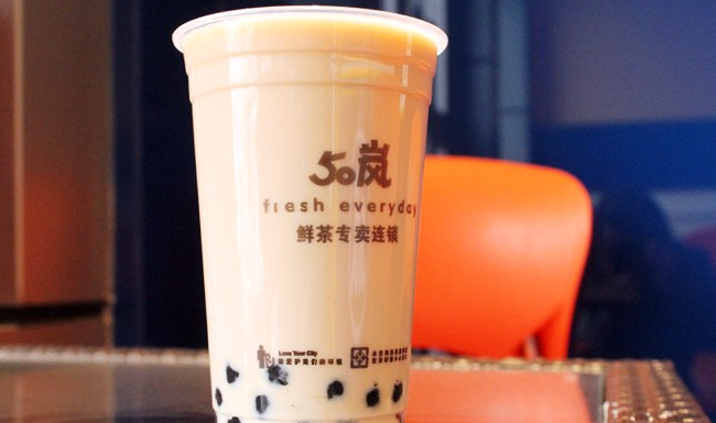 台湾五十岚奶茶图片