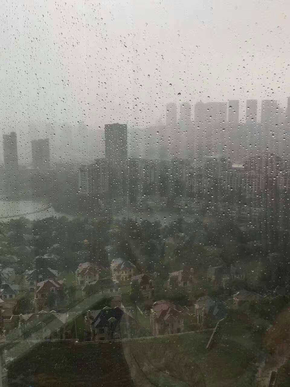 狂风大作 重庆主城下雨了