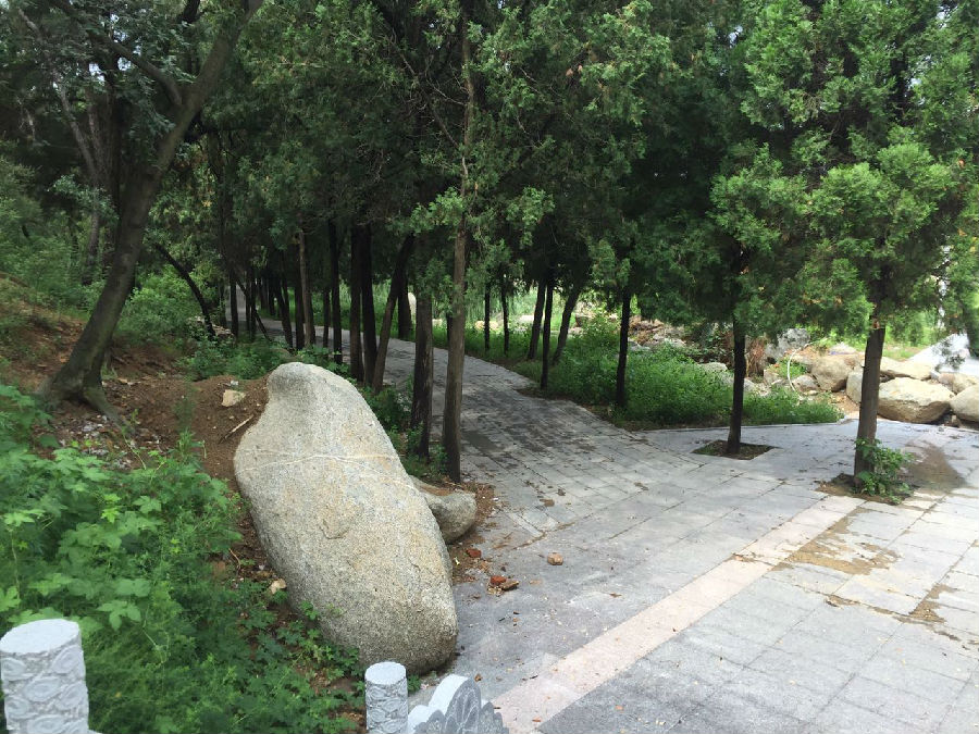 山东最早寺院泰山白马禅寺正在重建中